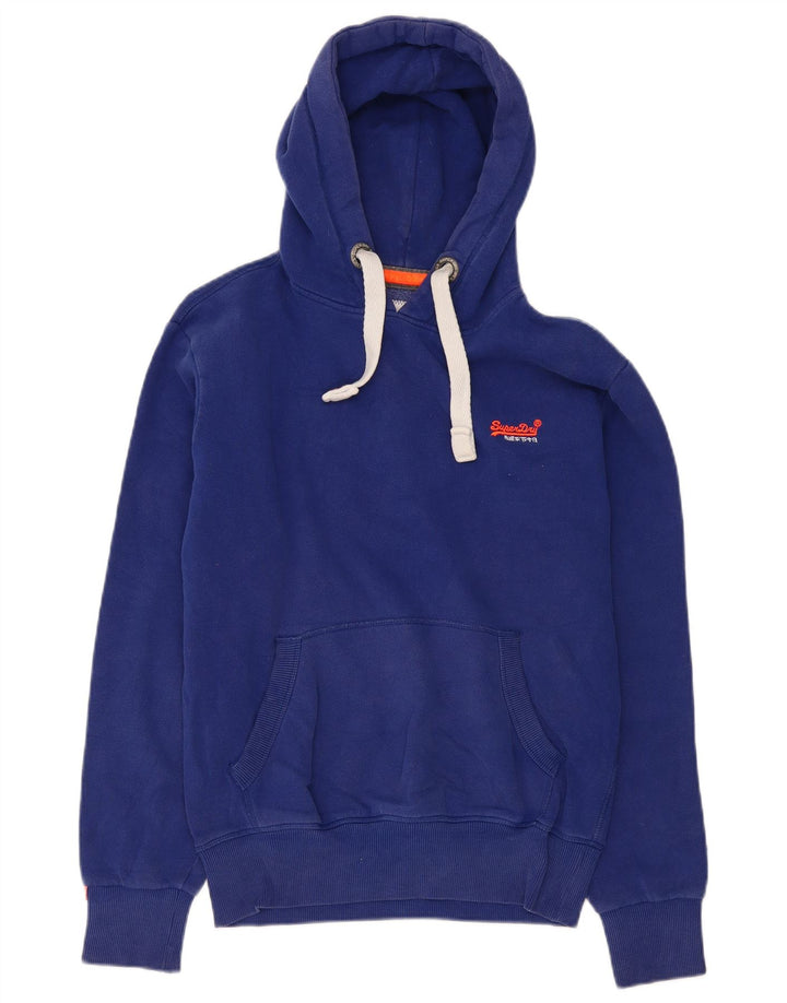 Superdry Herren-Kapuzenpullover, Größe S, Blau, Baumwolle
