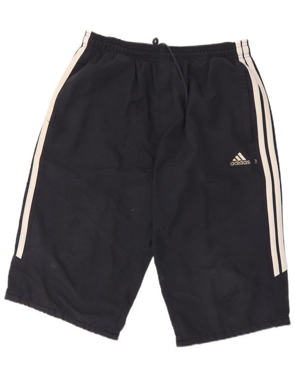 Adidas Herren Bermuda Sport Shorts Small Schwarz Polyester