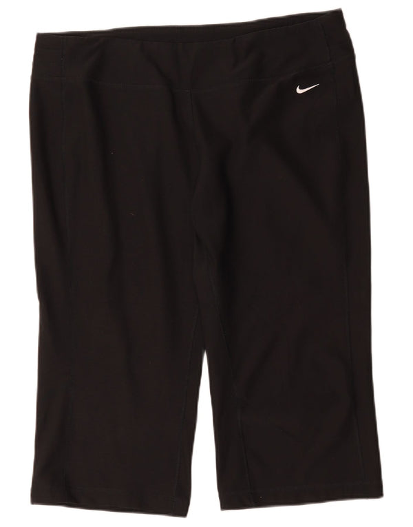 Nike Damen Capri-Leggings UK 20/22 XL Schwarz