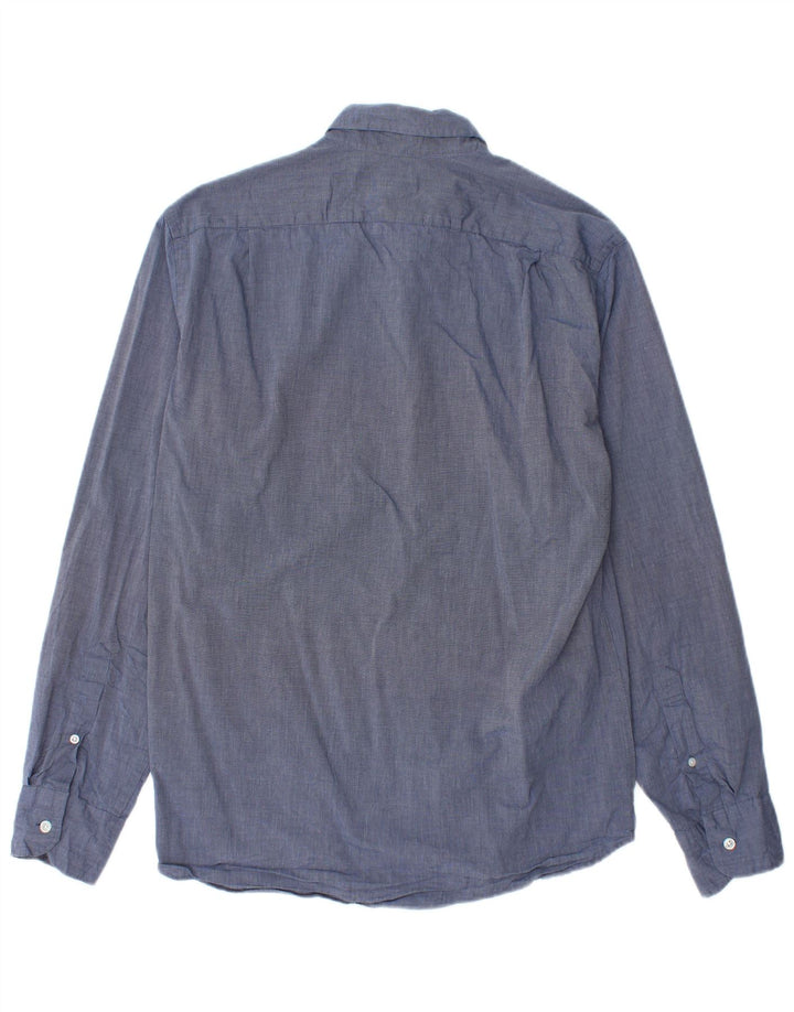 J. CREW Herren-Slim-Fit-Hemd aus mittelblauer Baumwolle