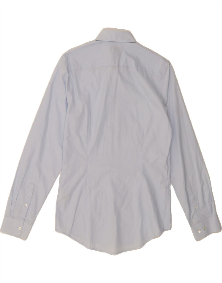 COS Mens Shirt Size 38 Medium Blue Cotton Vintage Cos and Second-Hand Cos from Messina Hembry 