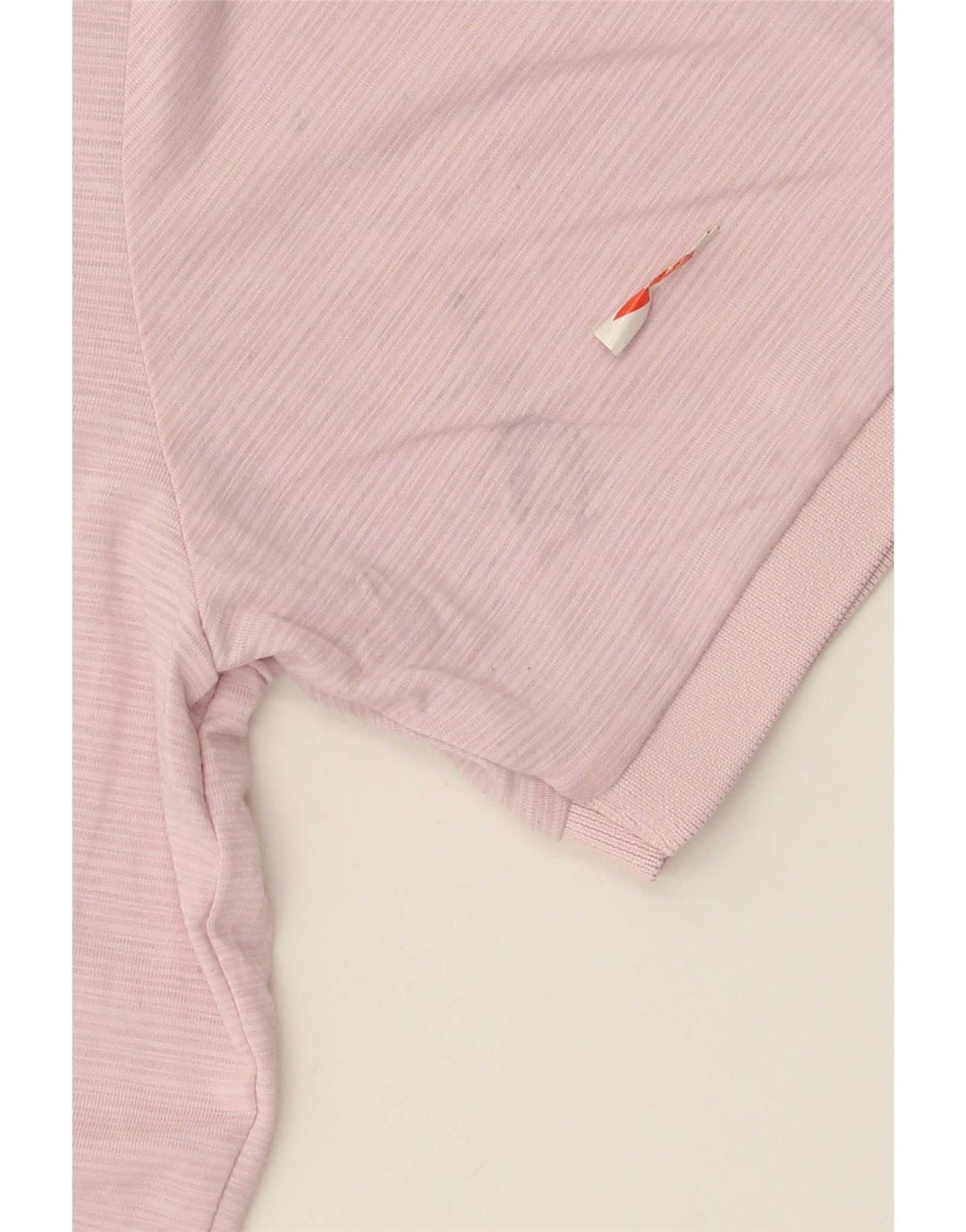 Calvin Klein Herren-Poloshirt aus mittelrosa Nadelstreifen-Polyester
