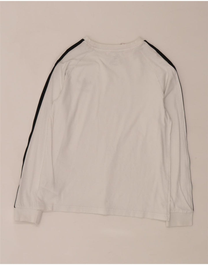 Adidas Jungen Top Langarm 12–13 Jahre weiße Baumwolle