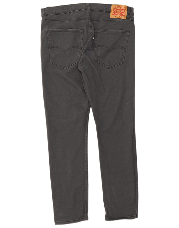 Levi's Herren 512 Slim Tapered Jeans W36 L32 Grau