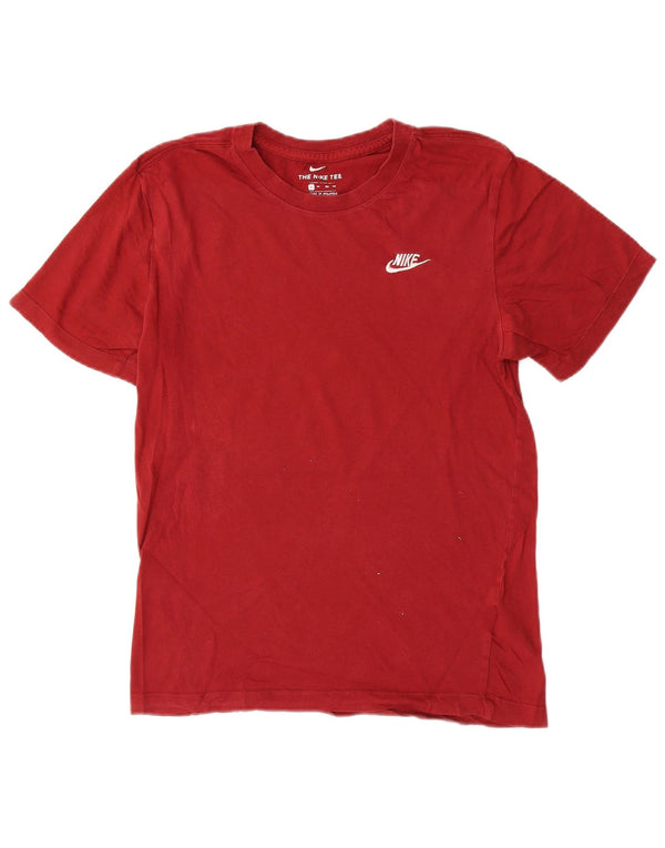 Nike Herren T-Shirt Top XS Rote Baumwolle