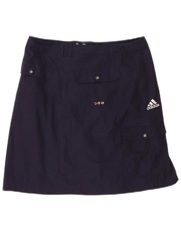 Adidas Damen-Cargorock mit niedriger Taille, UK 12, Mittel W32, Marineblau, Sport