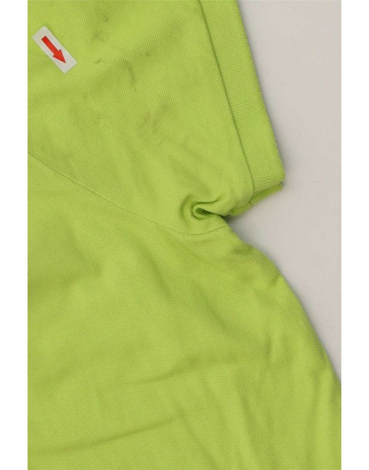 Diadora Herren-Poloshirt aus mittelgrüner Baumwolle