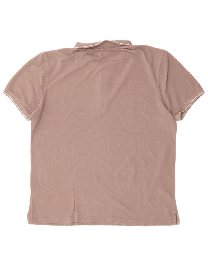 BLAUER Herren Poloshirt XL Grau Baumwolle