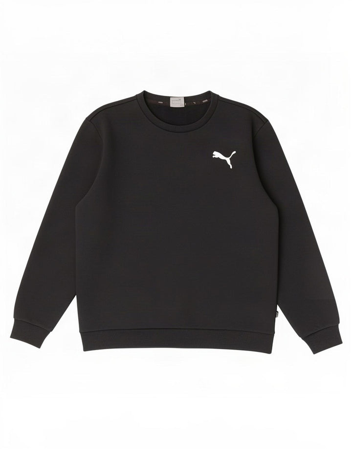 Puma Herren Sweatshirt Pullover Large Schwarz Baumwolle