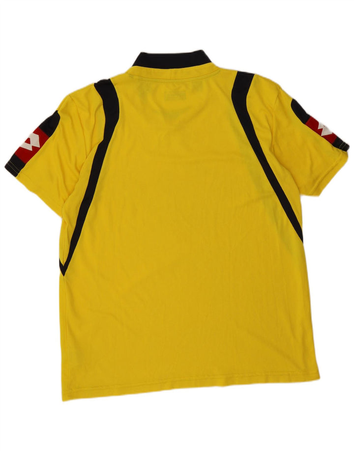 Lotto Herren T-Shirt Top 2XL Gelb Colourblock Polyester