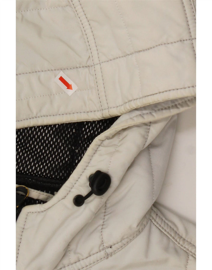 REFRIGIWEAR Damen-Bomberjacke mit Kapuze, UK 14, mittelweißes Polyamid