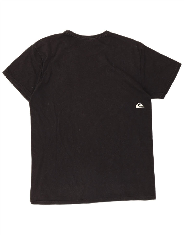 Quiksilver Herren-T-Shirt mit Grafik, mittelschwarze Baumwolle