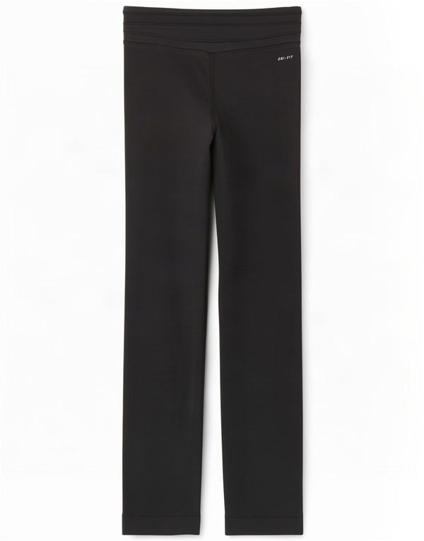 Nike Damen Leggings UK 6 XS Schwarz Baumwolle