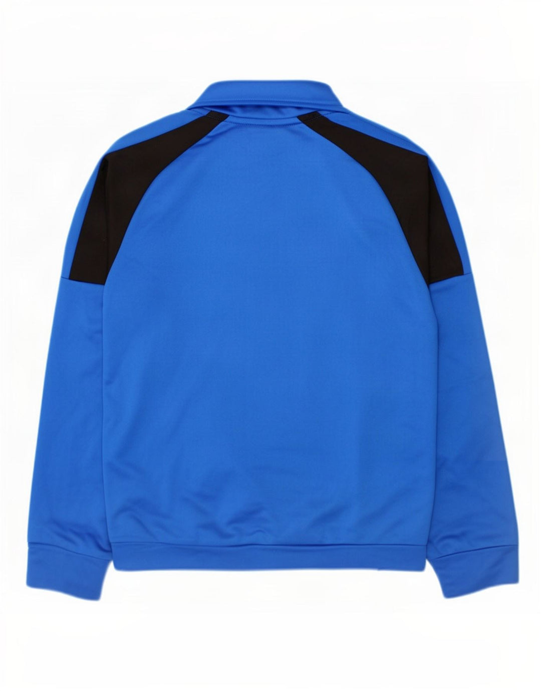 Puma Jungen-Trainingsanzug-Top-Jacke, 9–10 Jahre, blaues Farbblock-Polyester