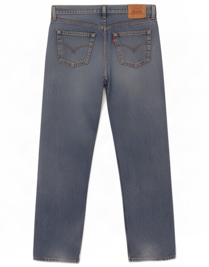 Levi's Herren 513 Slim Straight Jeans W36 L32 Blau