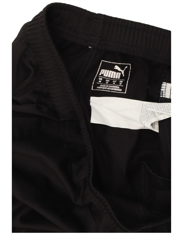 PUMA Mens Tracksuit Trousers Joggers Medium  Black Polyester