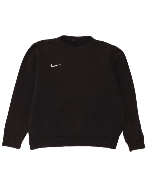 Nike Herren-Sweatshirt-Pullover, groß, schwarze Baumwolle