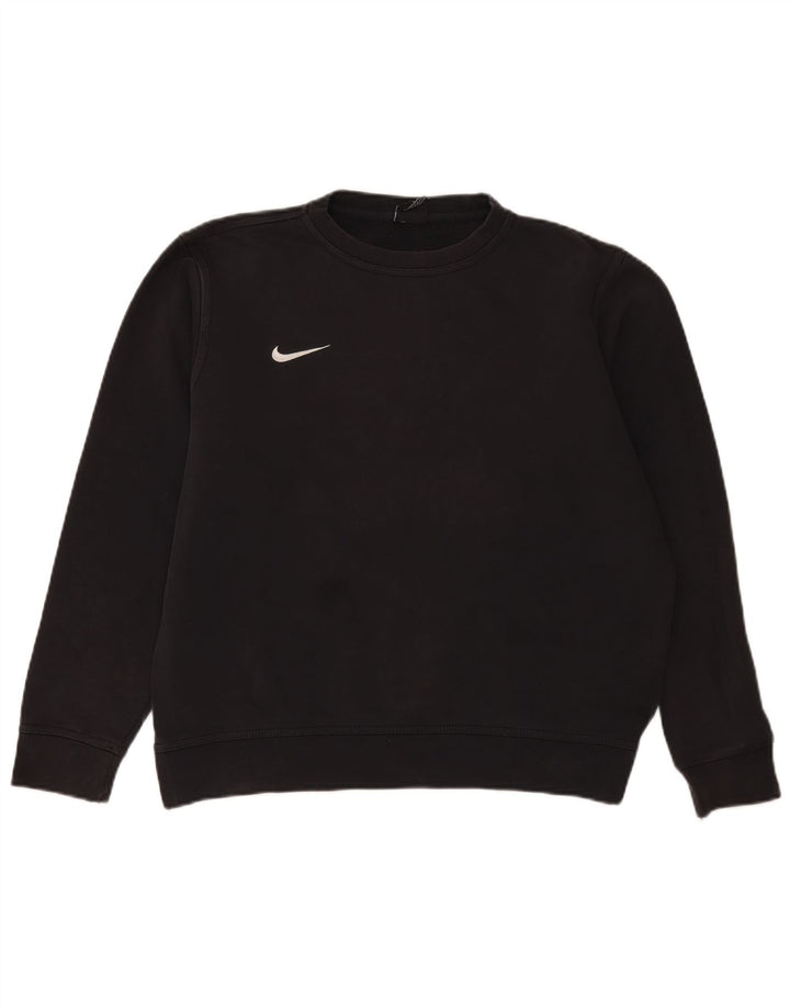 Nike Herren-Sweatshirt-Pullover, groß, schwarze Baumwolle