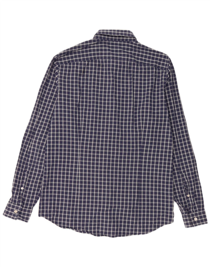 MICHAEL KORS Herren Slim Fit Hemd Medium Marineblau kariert