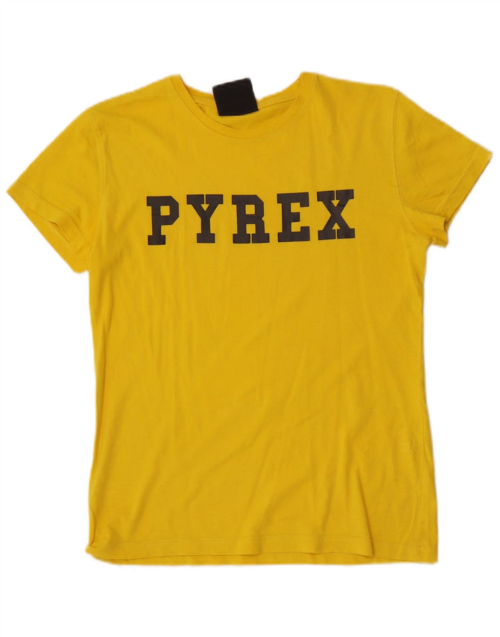 Pyrex Grafik-T-Shirt für Jungen, 13–14 Jahre, Gelb
