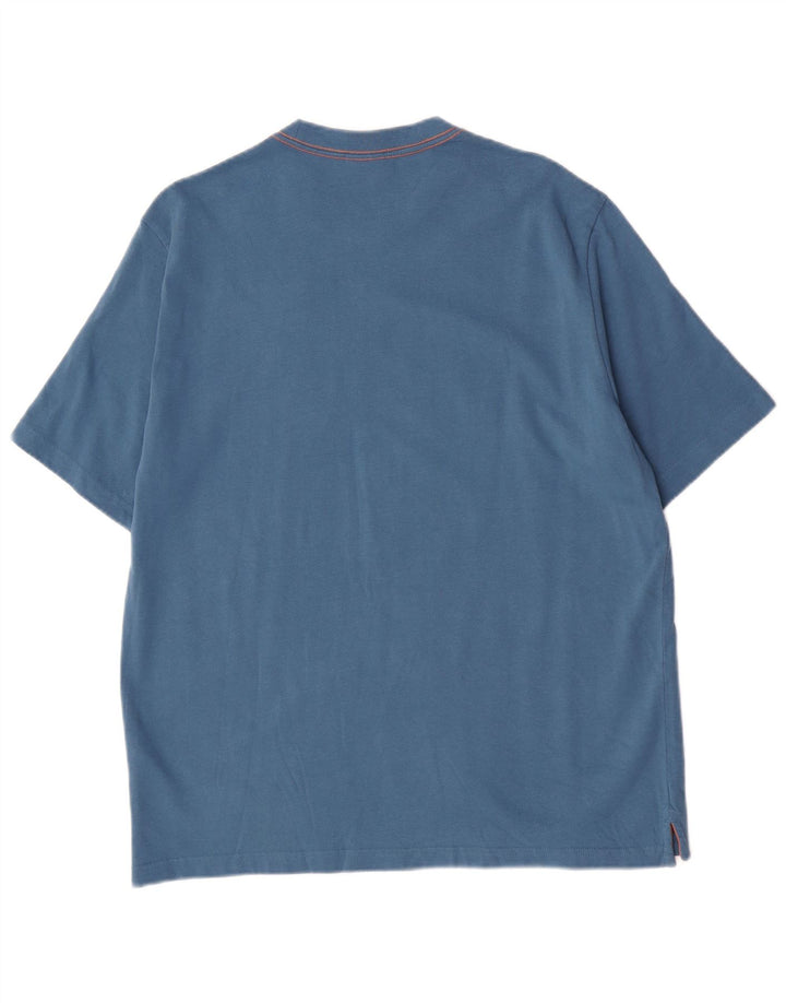 Paul Smith Herren-T-Shirt mit Grafik, groß, aus blauer Baumwolle