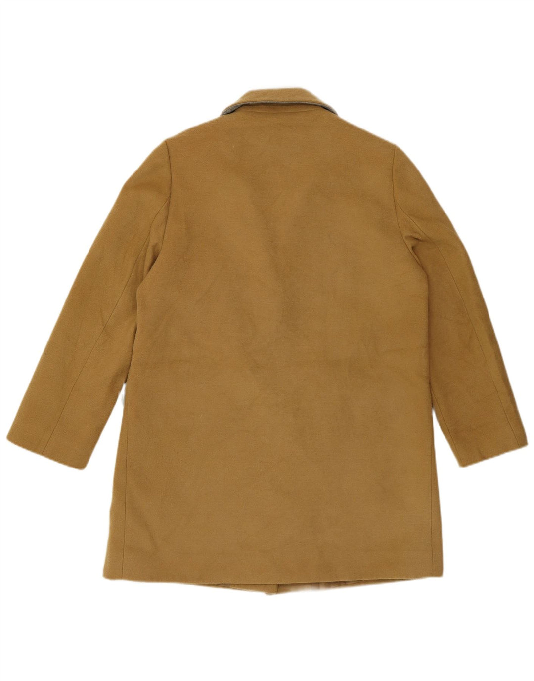 Topshop Damen Übergroßer Mantel UK 10 Small Gelb Polyester