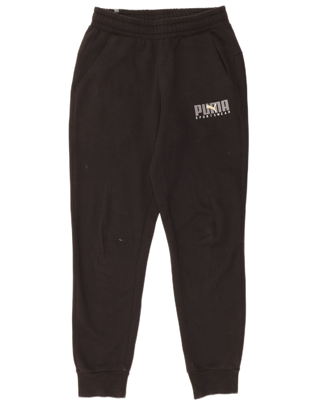 Puma Herren-Trainingshose mit Grafik, Größe S, Schwarz