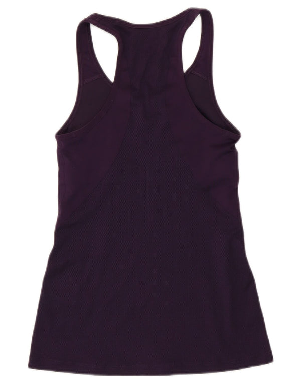 Nike Damen Dri Fit Graphic Vest Top UK 4 XS Lila