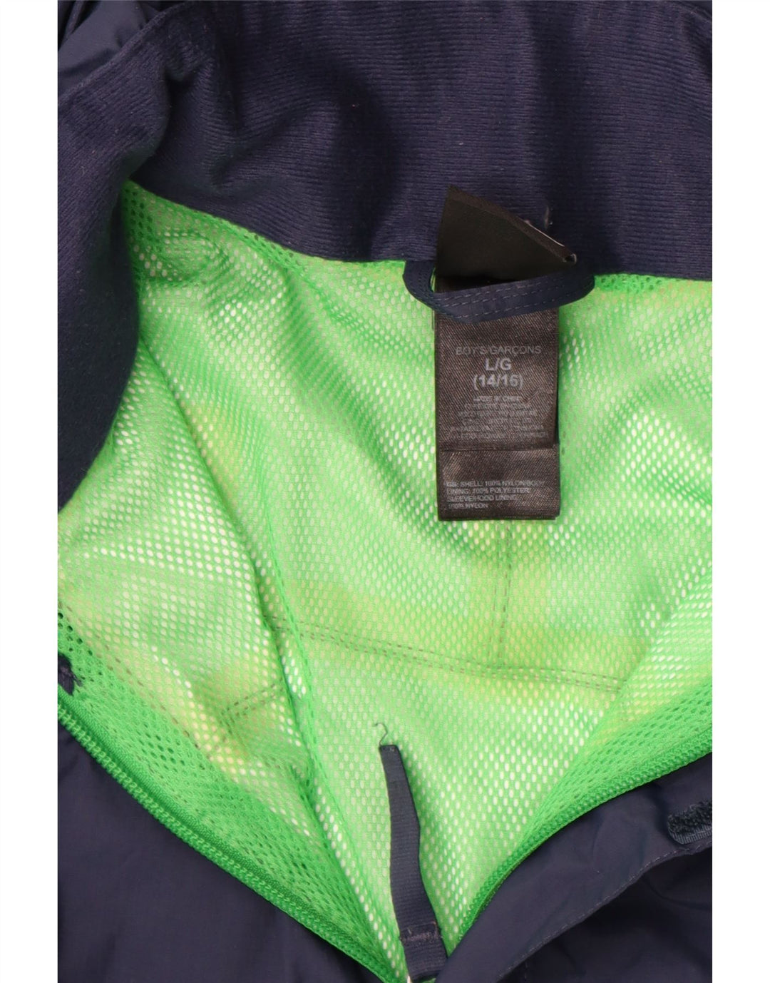 The North Face Jungen-Regenjacke mit Kapuze, 14–15 Jahre, Größe L, Marineblau