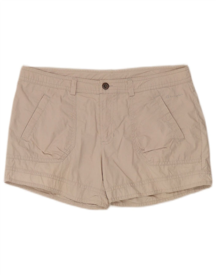 Champion Damen Chinoshorts Medium W30 Beige Baumwolle