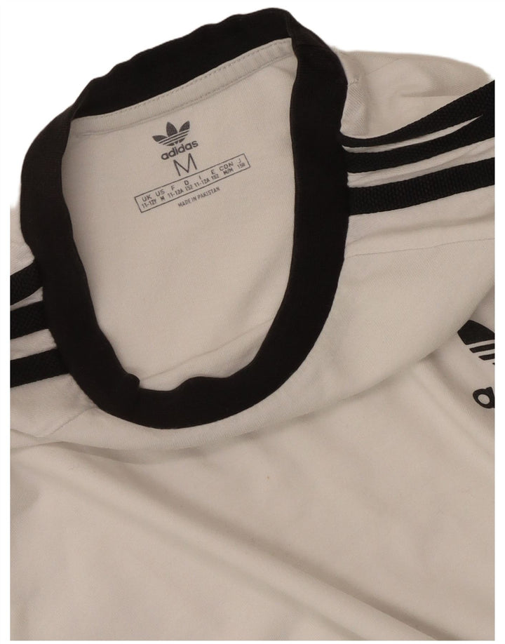 Adidas Jungen T-Shirt Top 11-12 Jahre Medium Weiß