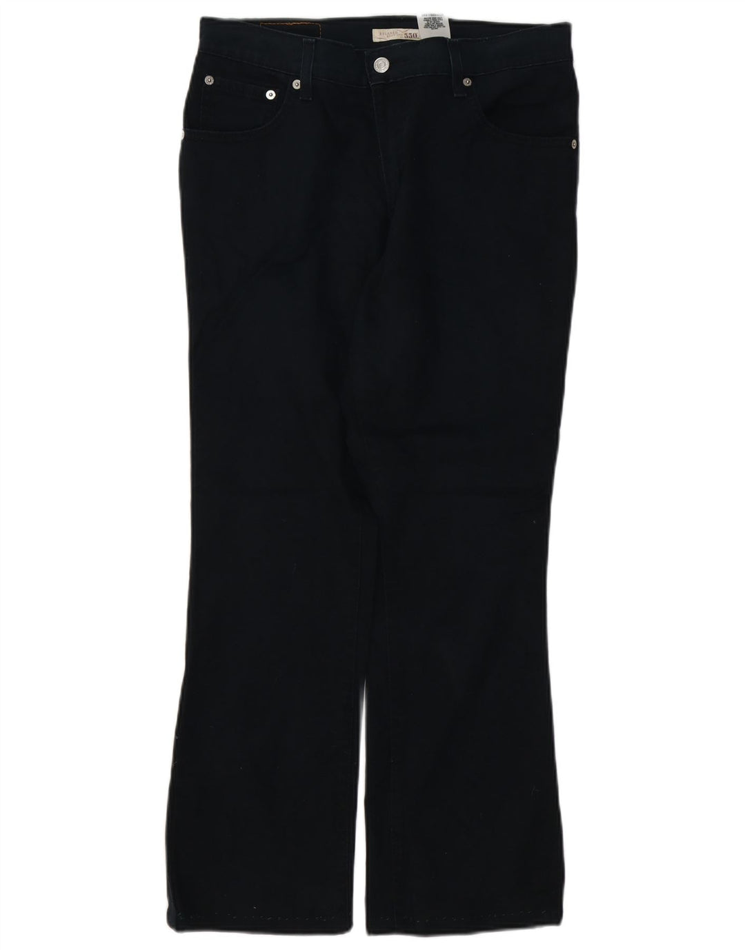 LEVI'S Damen 550 Relaxed Fit Bootcut Jeans US 8 Medium W32 L28 Schwarz