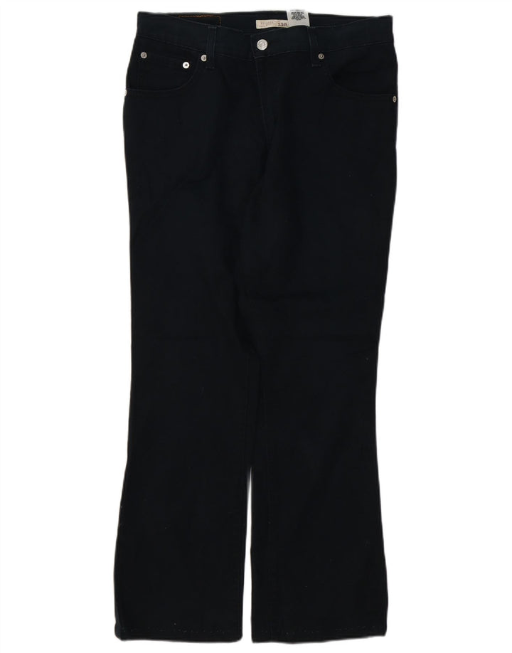 LEVI'S Damen 550 Relaxed Fit Bootcut Jeans US 8 Medium W32 L28 Schwarz