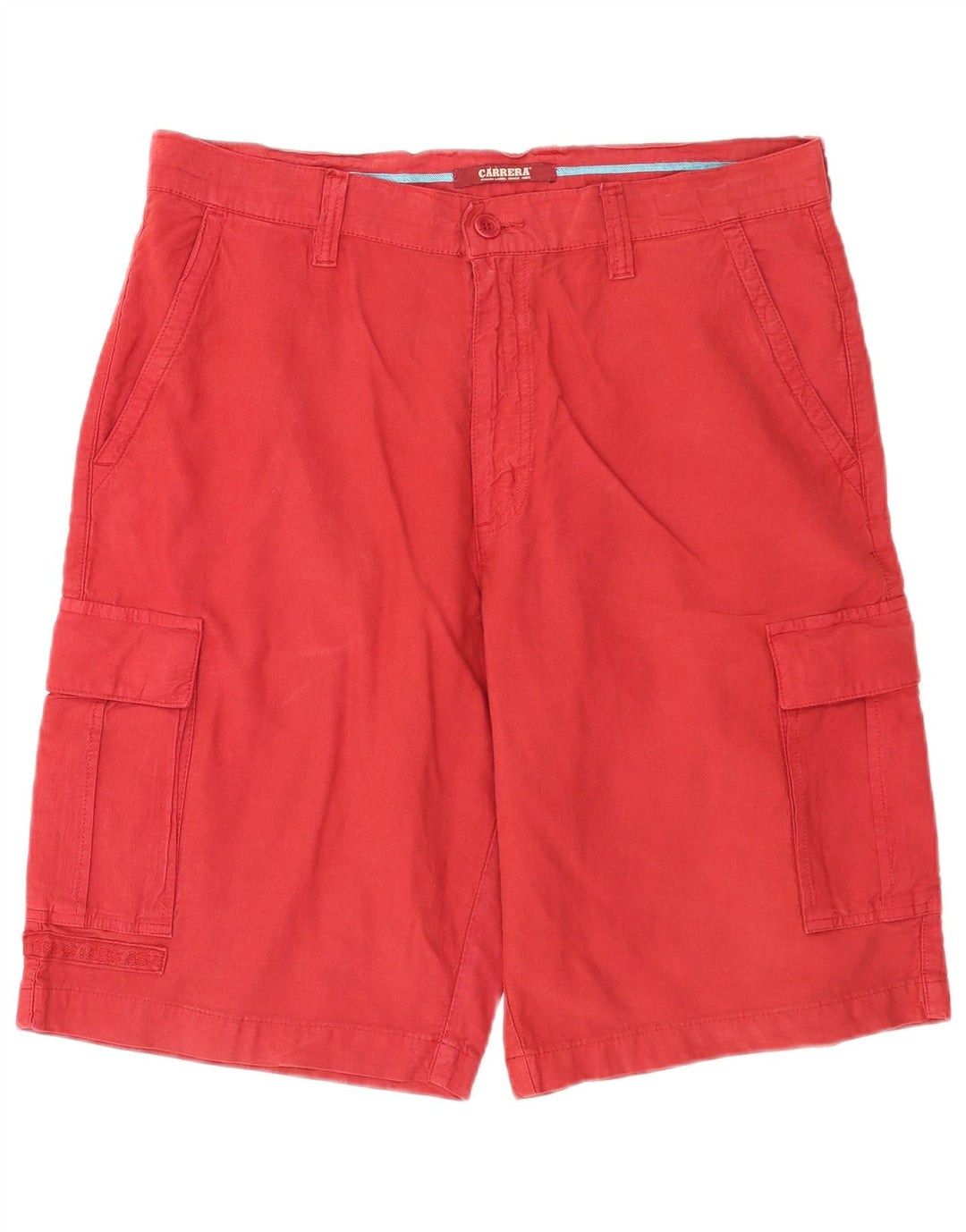 Carrera Herren Cargoshorts IT 52 XL W36 Rote Baumwolle