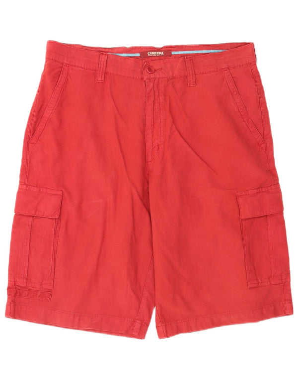 Carrera Herren Cargoshorts IT 52 XL W36 Rote Baumwolle
