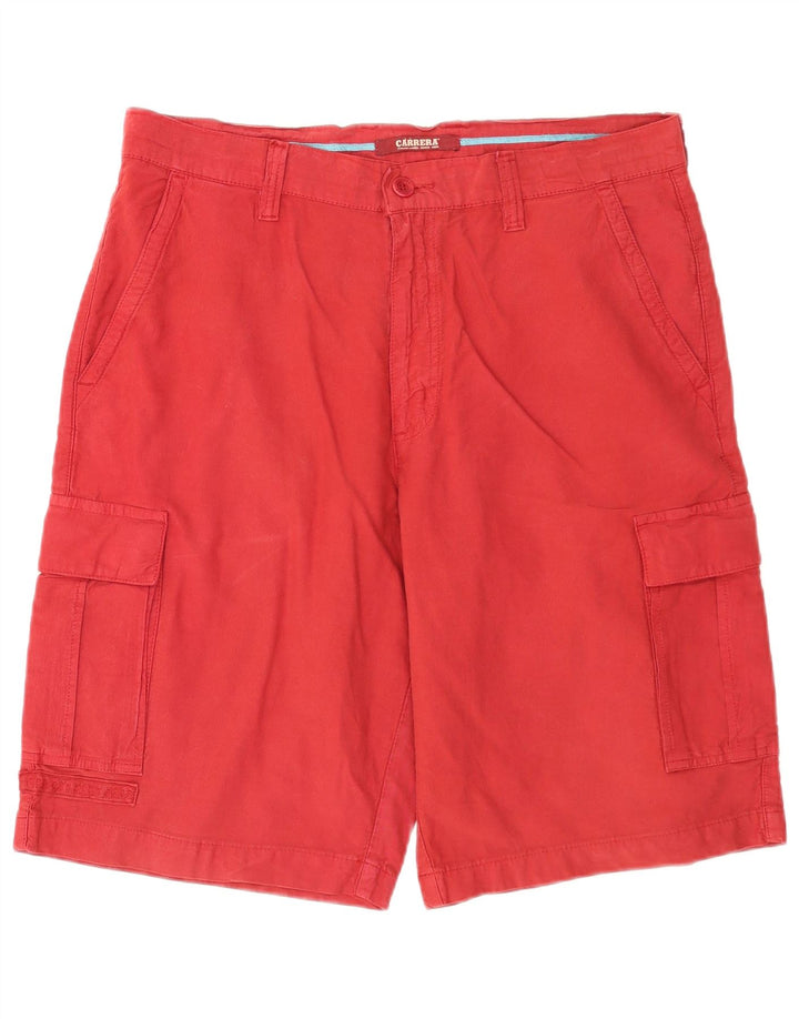 Carrera Herren Cargoshorts IT 52 XL W36 Rote Baumwolle