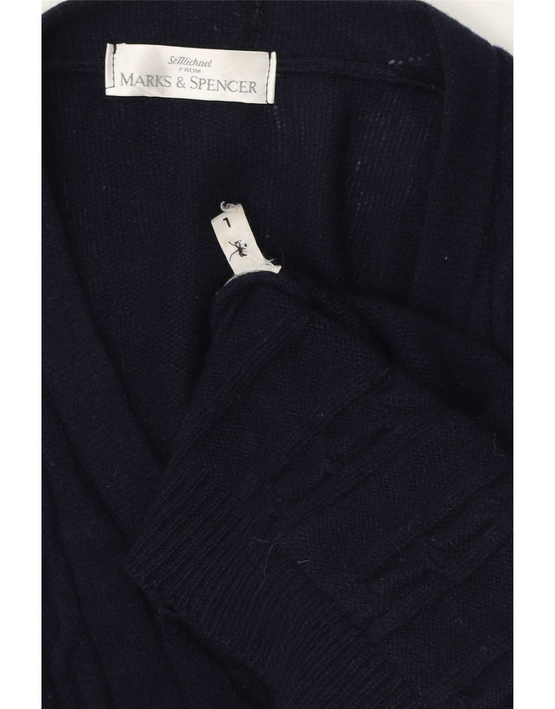 Marks & Spencer Herren-Strickjacke, groß, Marineblau