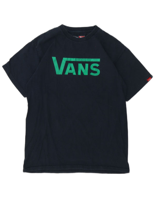 Vans Herren-T-Shirt mit klassischer Passform aus Baumwolle in mittlerem Marineblau