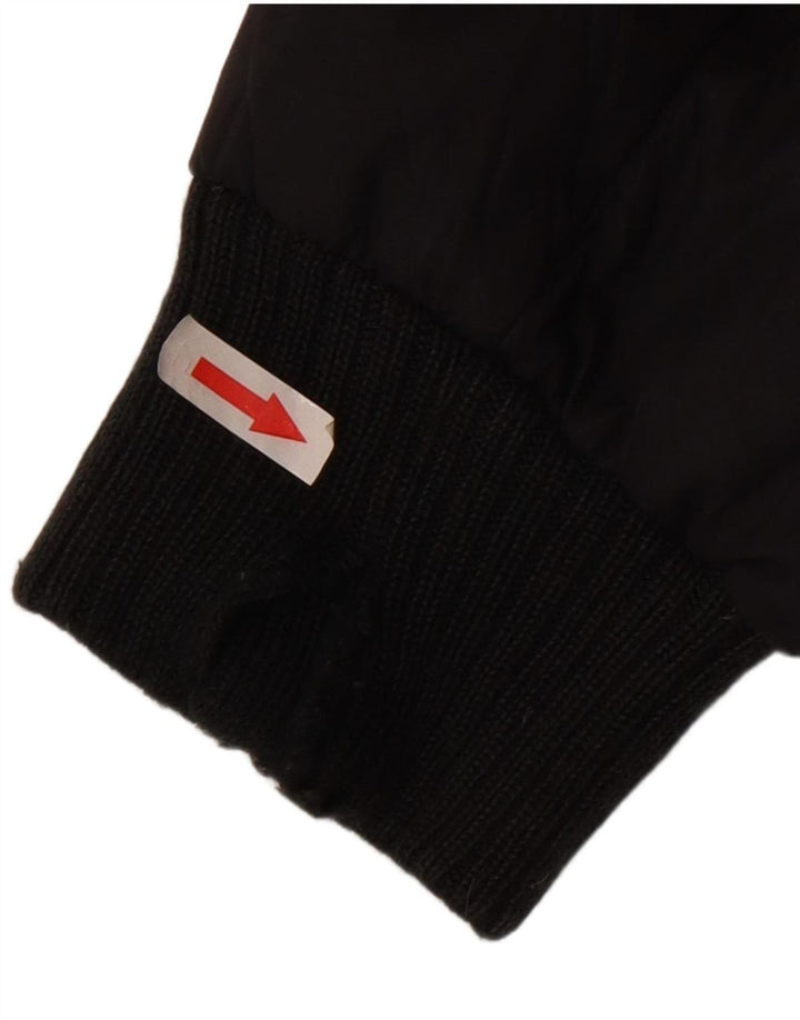 Champion Damen Wattierte Jacke UK 14 Medium Schwarz