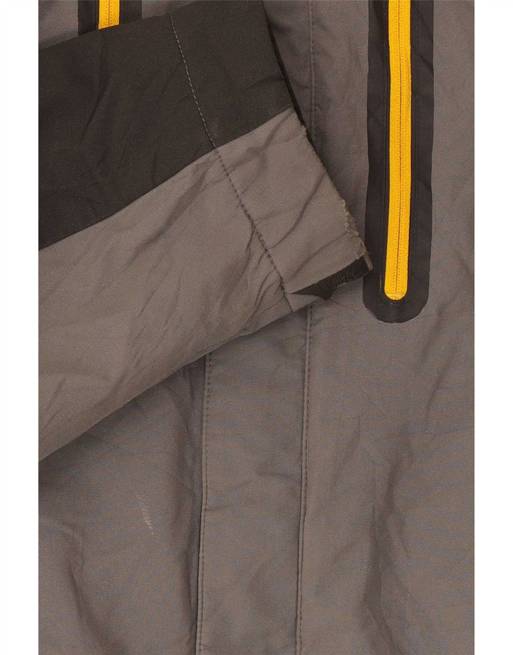 The North Face Herren-Windbreaker-Jacke, UK 40, großes graues Polyester