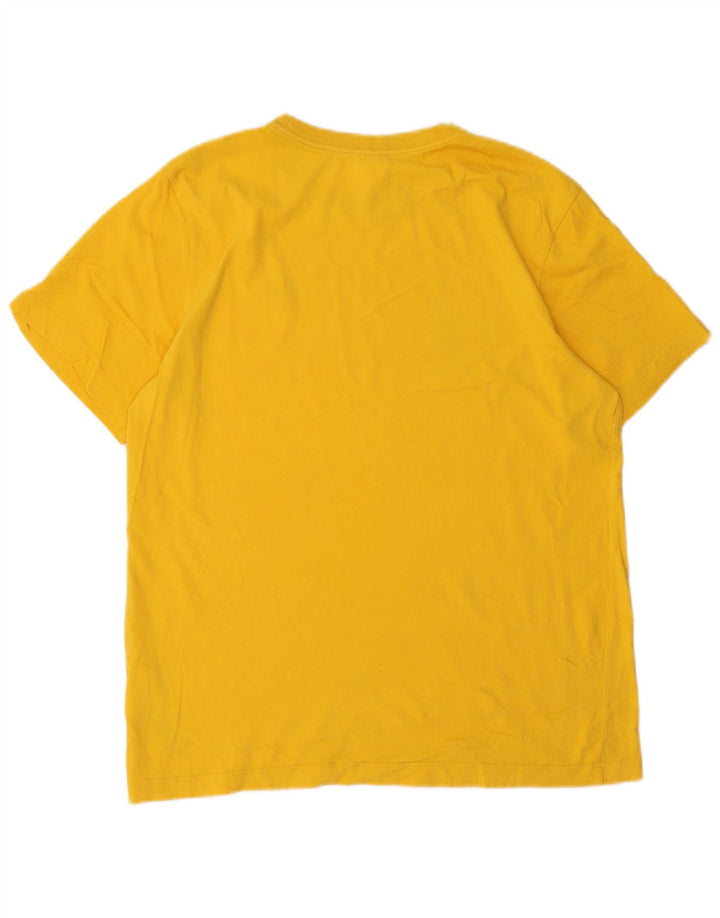 Nike Herren-T-Shirt aus mittelgelber Baumwolle