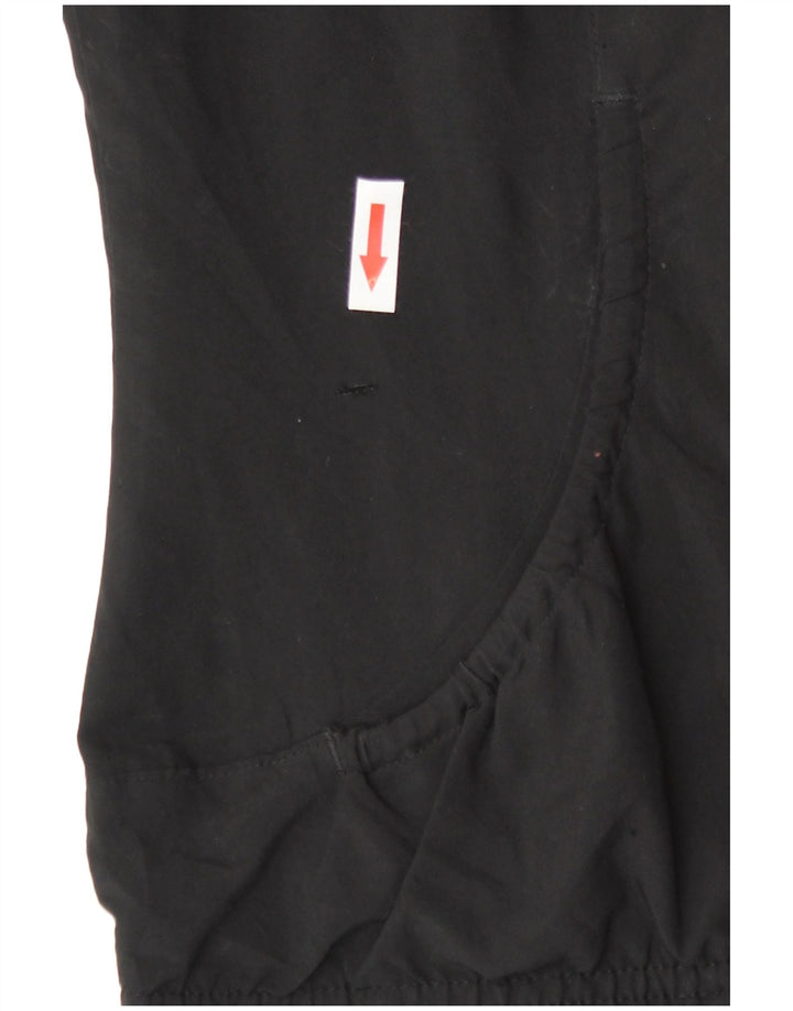 Adidas Damen Trainingsanzug Top Jacke UK 12 Medium Schwarz Polyester