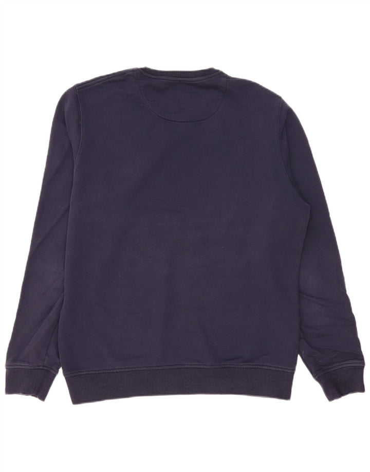 Lyle & Scott Herren-Sweatshirt, Pullover, groß, marineblau, Baumwolle