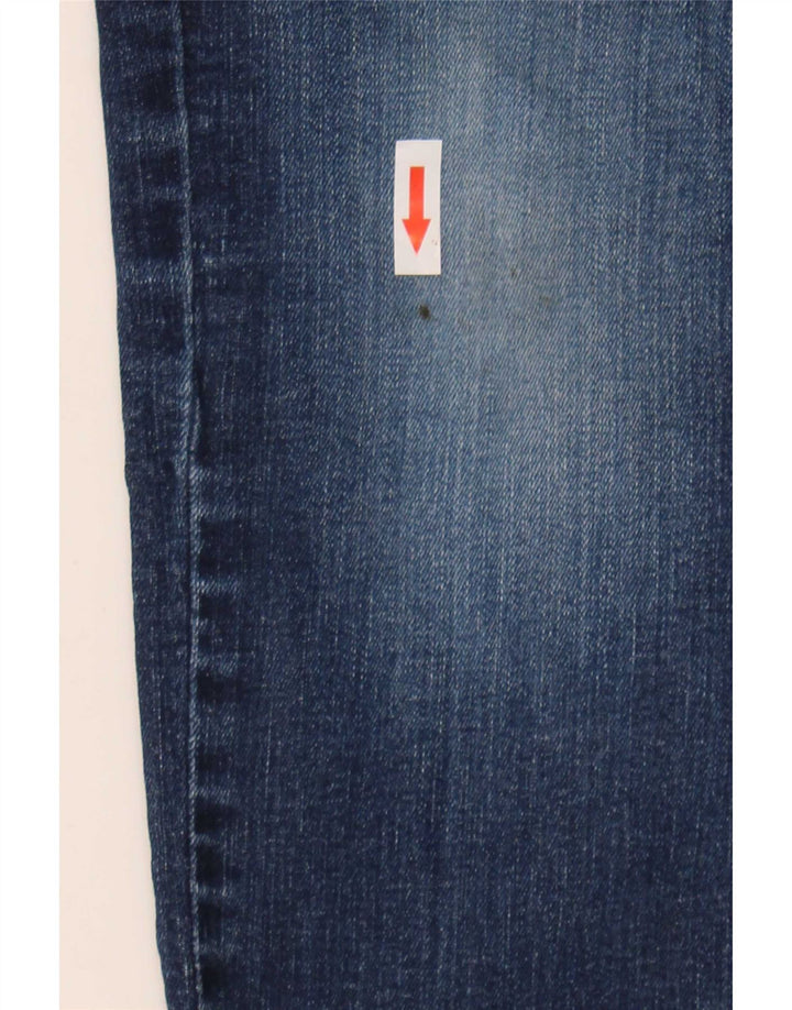 Fat Face Damen Slim Jeans UK 12 Medium W32 L28 Marineblau Baumwolle