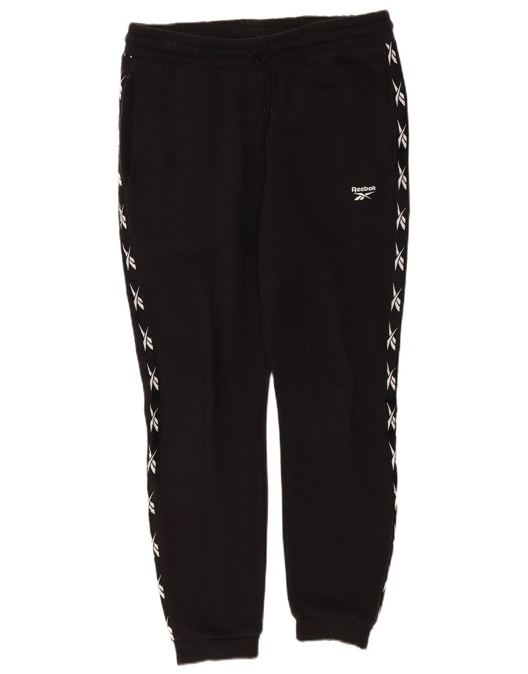 Reebok Herren-Trainingshose mit Grafik, mittelschwarz, Baumwolle