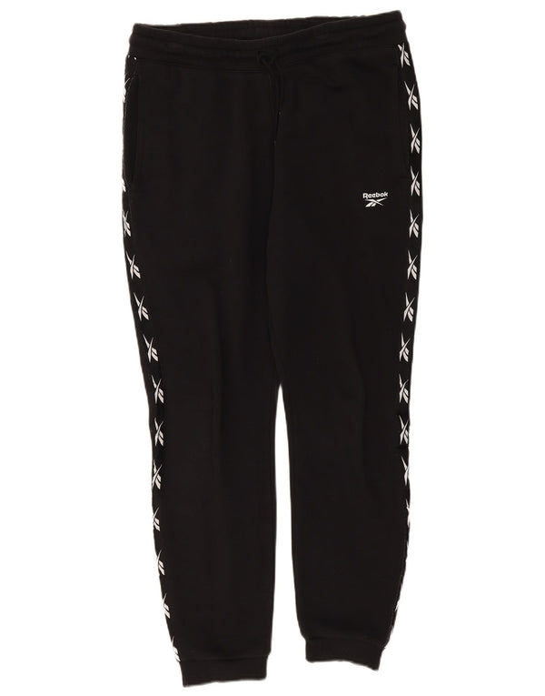 Reebok Herren-Trainingshose mit Grafik, mittelschwarz, Baumwolle