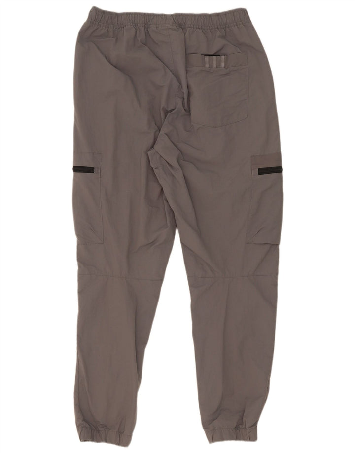 Adidas Herren Cargo-Trainingshose, Jogginghose, Größe L, Grau, Polyamid