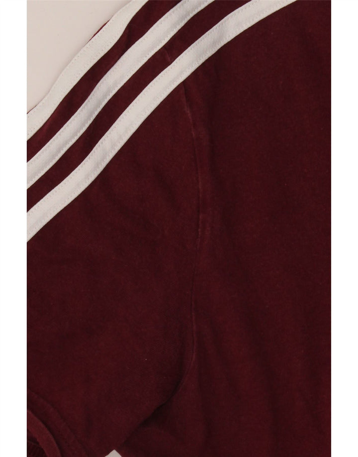 ADIDAS Herren T-Shirt Top Small Kastanienbraun Baumwolle