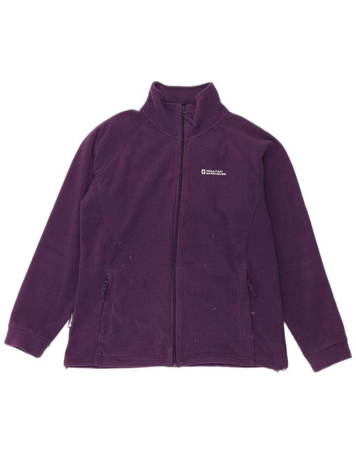 Mountain Warehouse Fleecejacke für Damen, UK 16, Größe L, Lila, Polyester