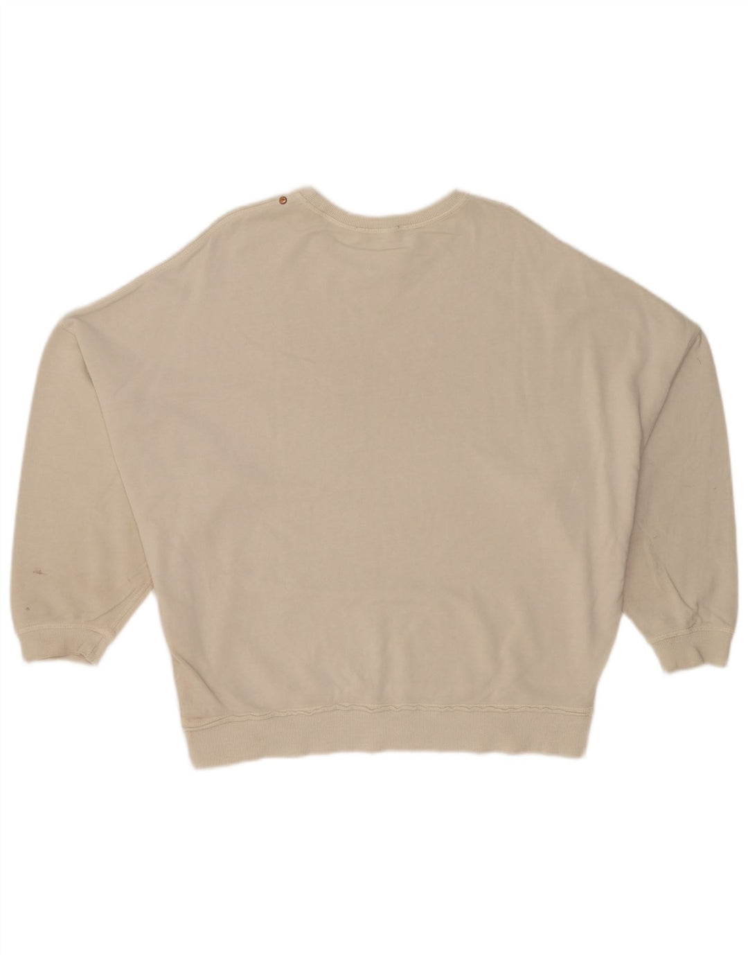 Diesel Übergroßer Grafik-Sweatshirtpullover für Damen, UK 12, mittelweiß, geblümt